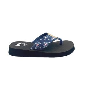 JELLYPOP RUTHIE Stars & Stripes Wedge Thong Sandals
